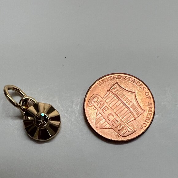 Coach Daisy Rivet Necklace Charm - Picture 2 of 2